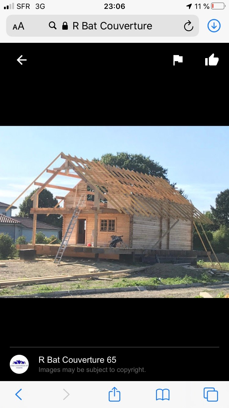 Création d’une charpente traditionnelle en bois