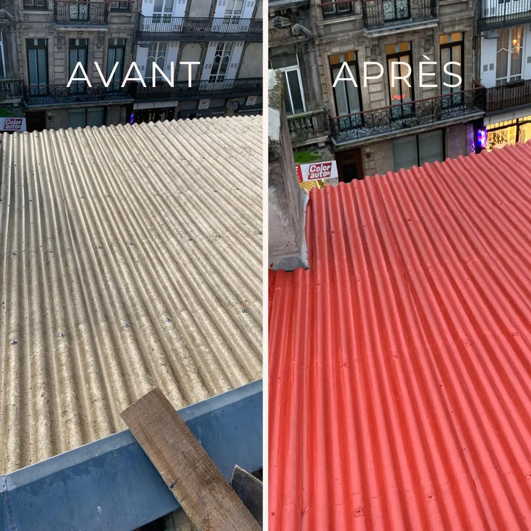 Intervention d’un couvreur avec accès sécurisé à la toiture