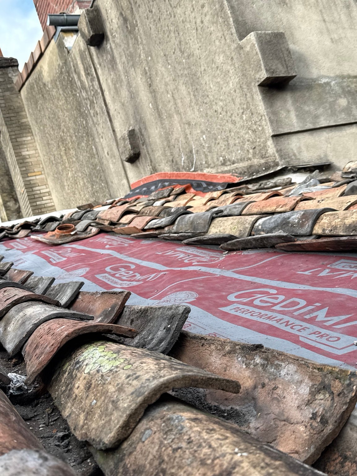 Couvreur à Riscle : chantier de toiture MRB Couverture